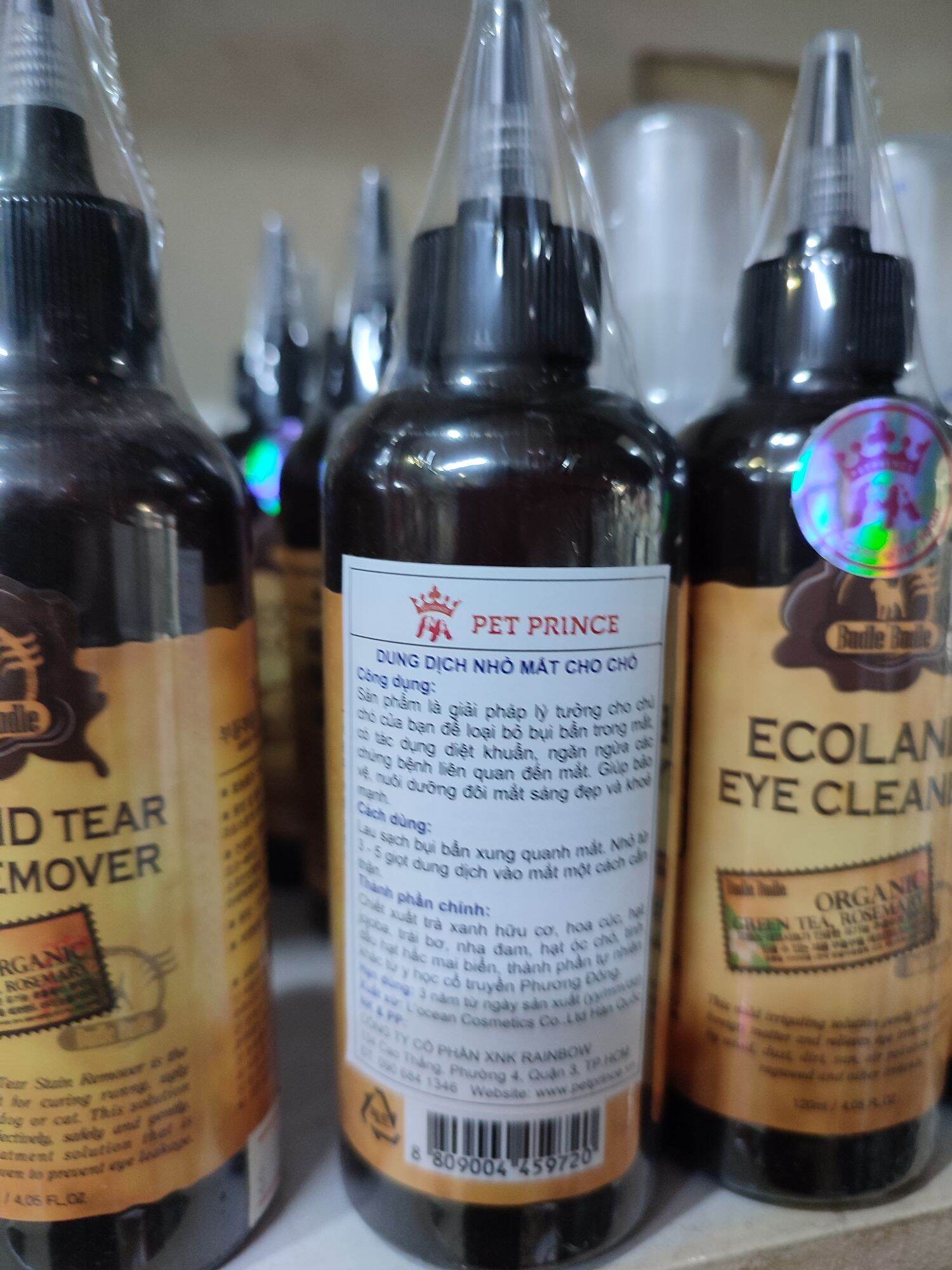 [HCM]Dung dịch vê sinh mắt cho cún ECOLAND EYE CLEANER