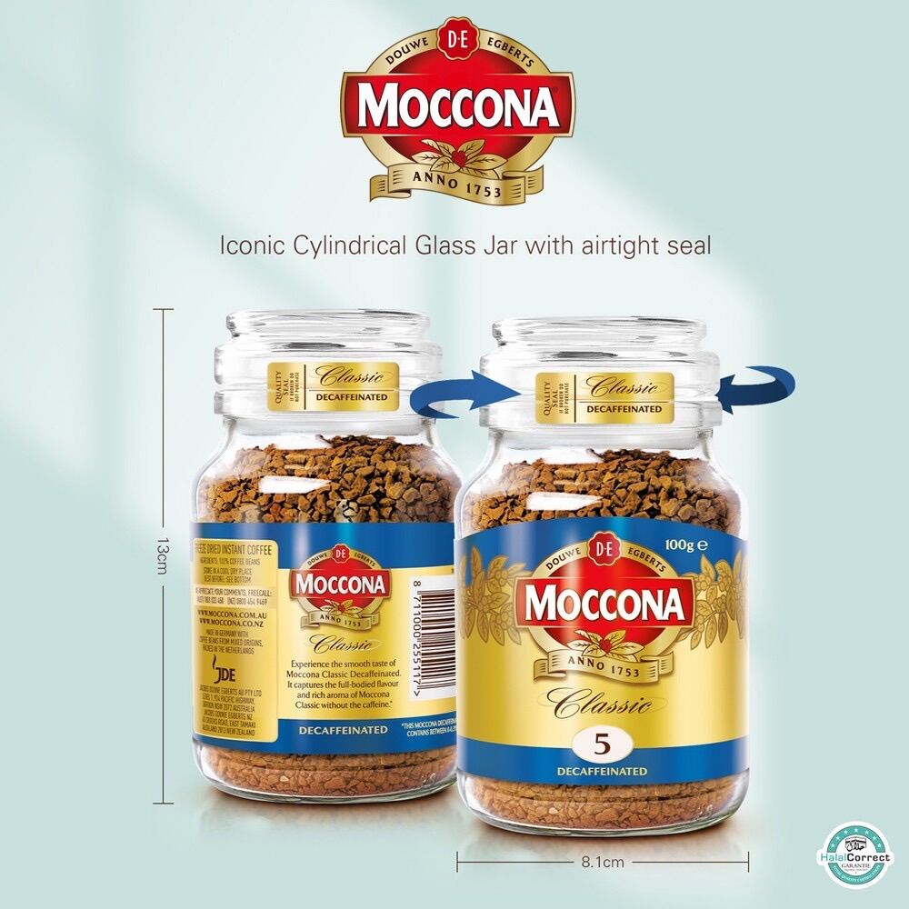 Cà Phê Decaf Hoà Tan Moccona Decaf Coffee Classic