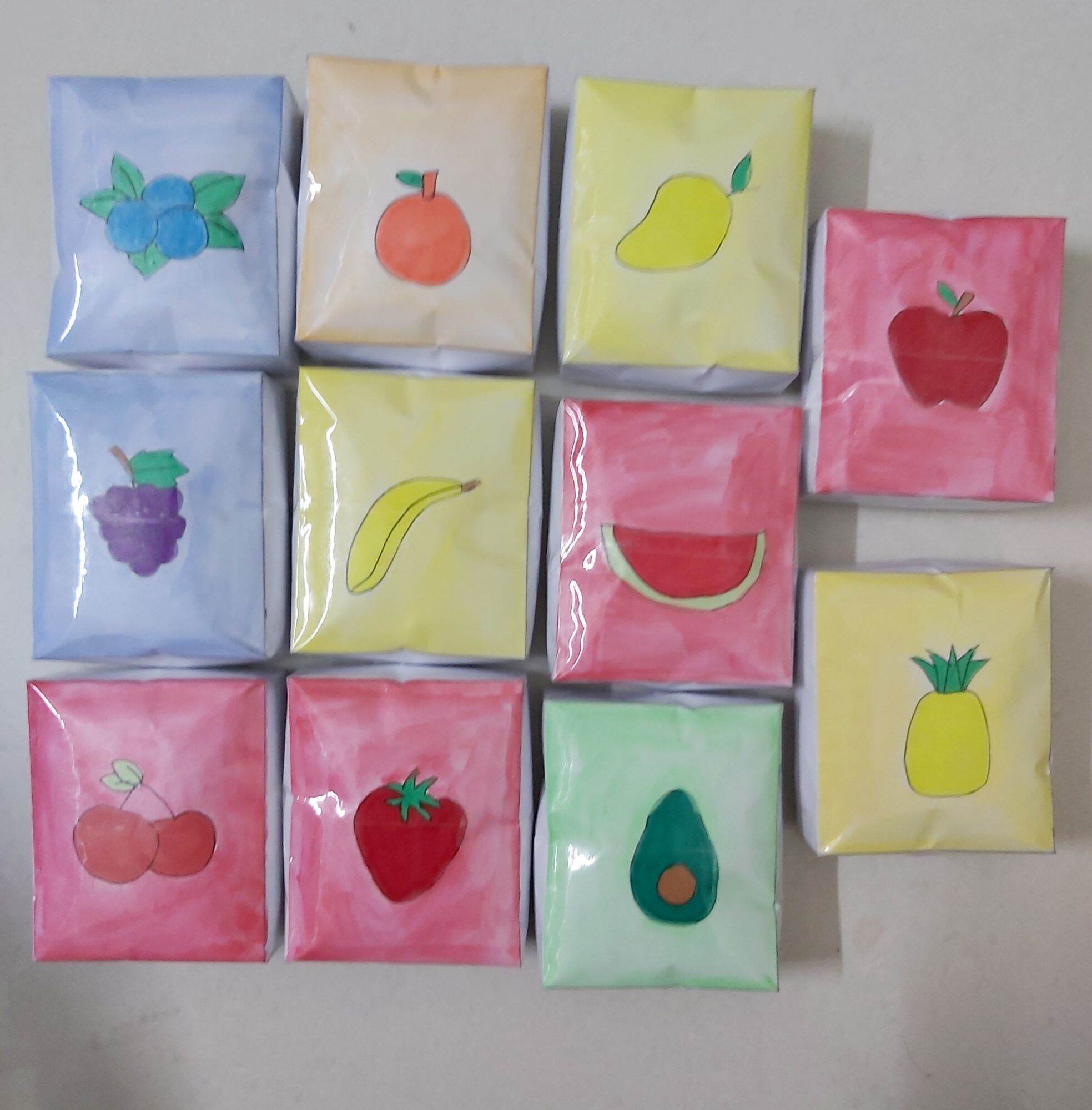 Squishy giấy bánh nhiều vị chậm tăng
