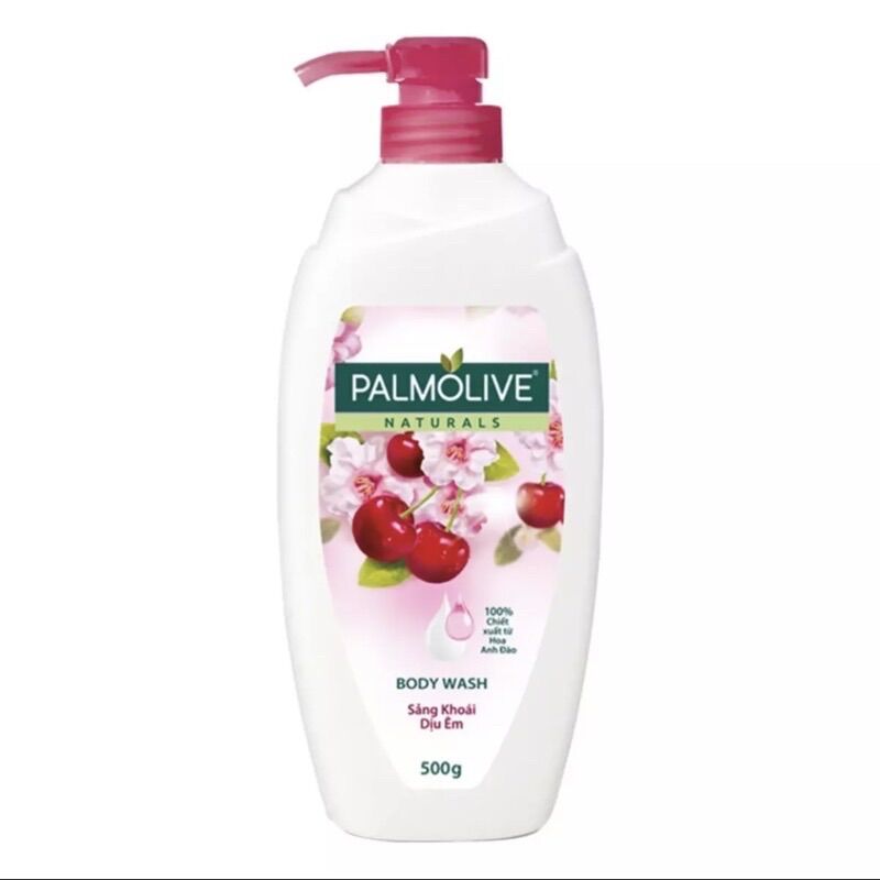 Sữa tắm Palmolive Naturals 500g hương phong lan/ hoa anh đào