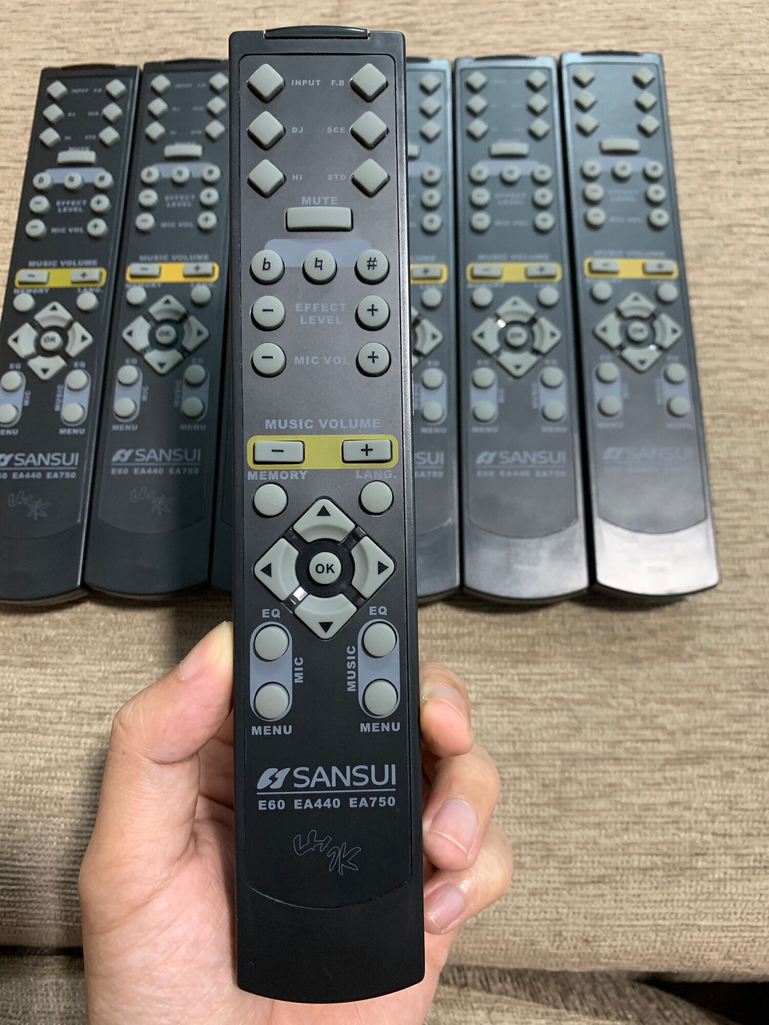 Điều khiển vang số SANSUI DA-1, E90, E80