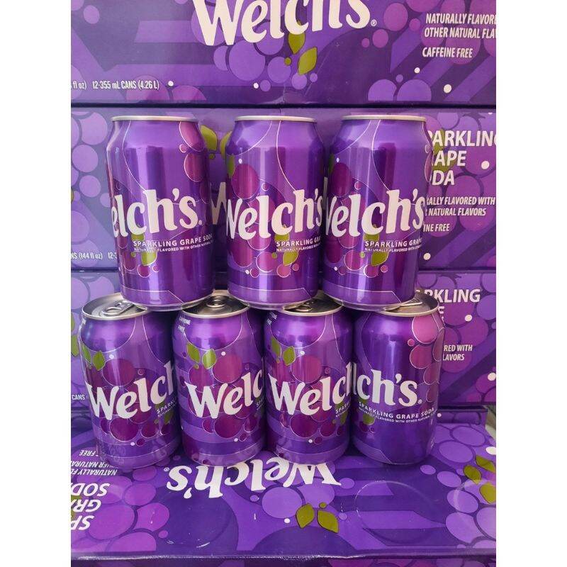 Nước uống soda vị nho Welch's vị nho combo 2 lon