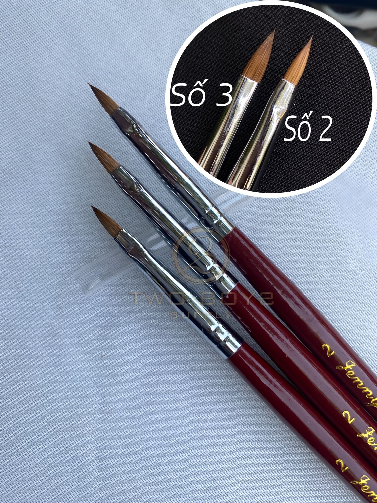 Cọ nặn hoa nổi 3D số 2