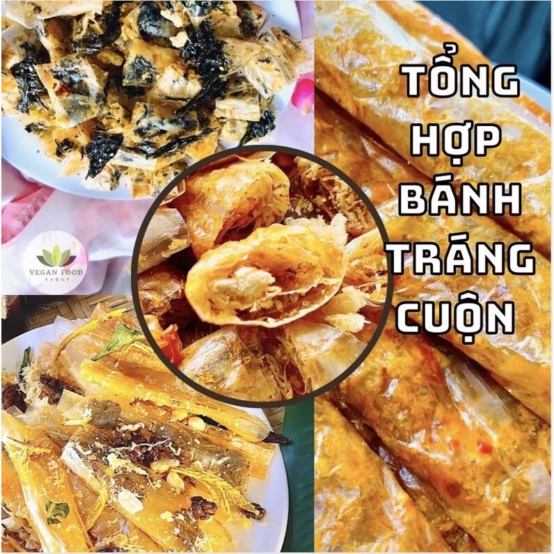 Tổng hợp Bánh Tráng Cuộn Thuần chay