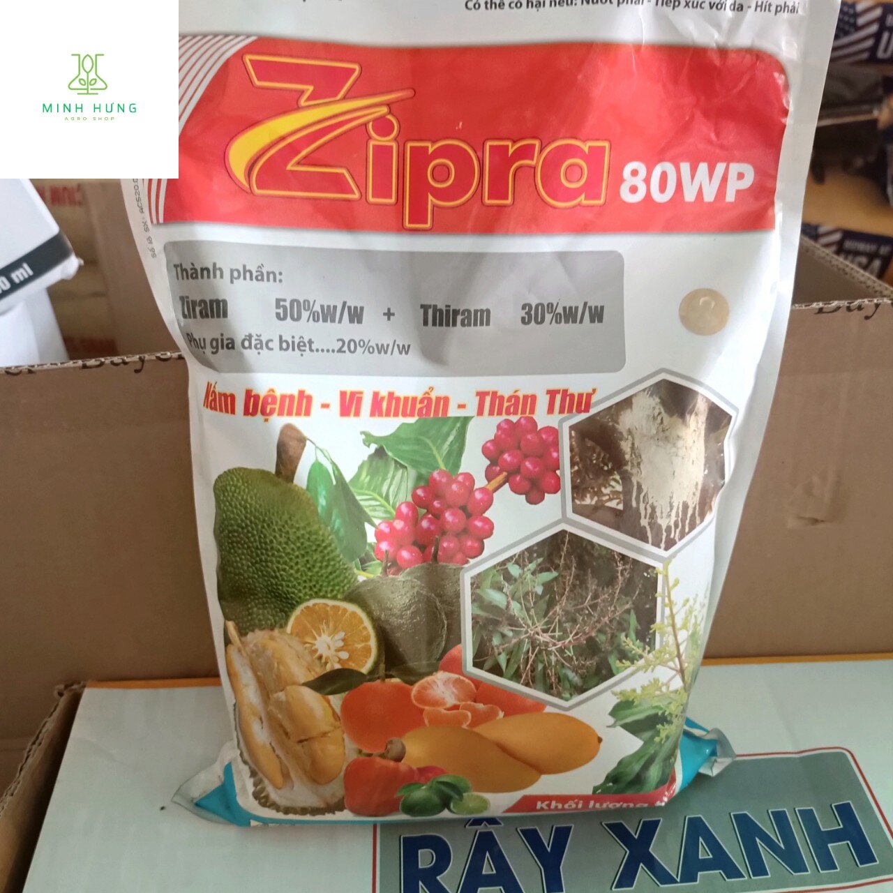 Thuốc trừ bệnh ZIPRA 80WP gói 1kg