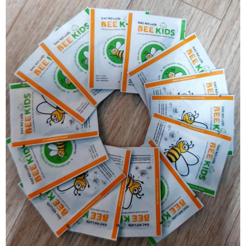 Gạc rơ lưỡi Bee Kids túi 20 chiếc