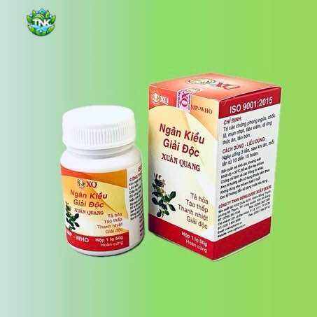 Ngân Kiều Giải Độc Xuân Quang - thanh nhiệt, giải độc, giảm phong ngứa, mụn nhọt, dị ứng
