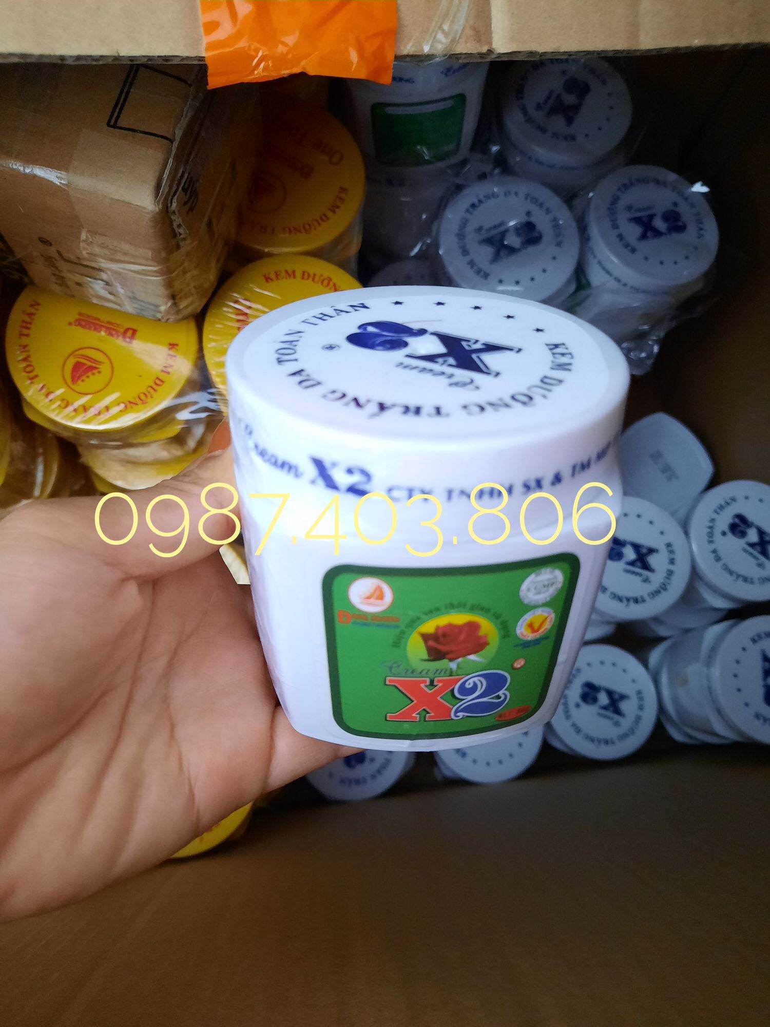 Kem dưỡng trắng da toàn thân X2