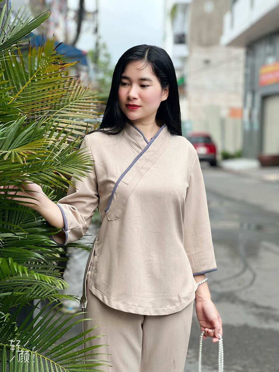 Mẫu đồ lam cao cấp# đồ đi chùa # quần áo nữ