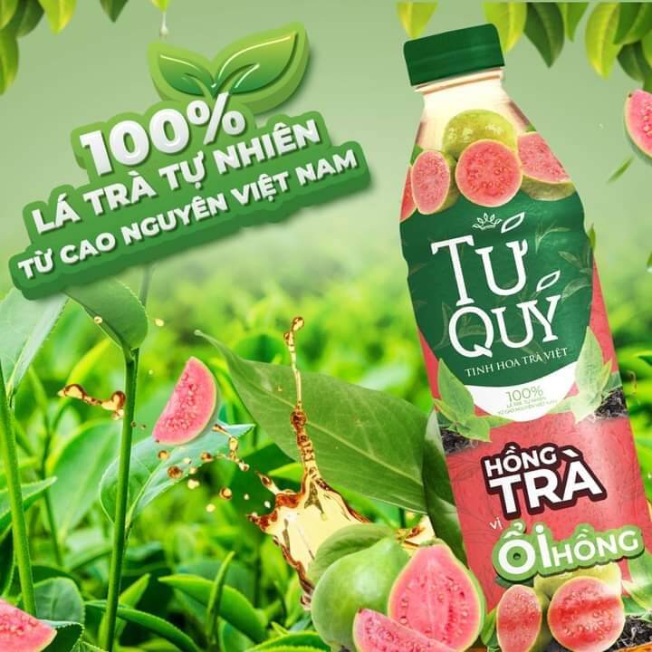 Lot of 6 Bottles of 450ml Four Quarter Tea