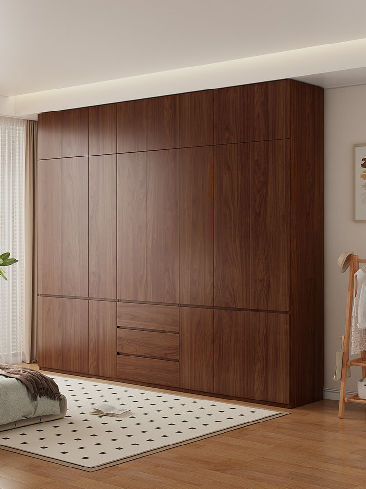 HAISHANGYUNJU | Retro Real Oak Low-Formaldehyde Wardrobe Giá 50,608,000 Đồng*Miễn phí vận chuyển