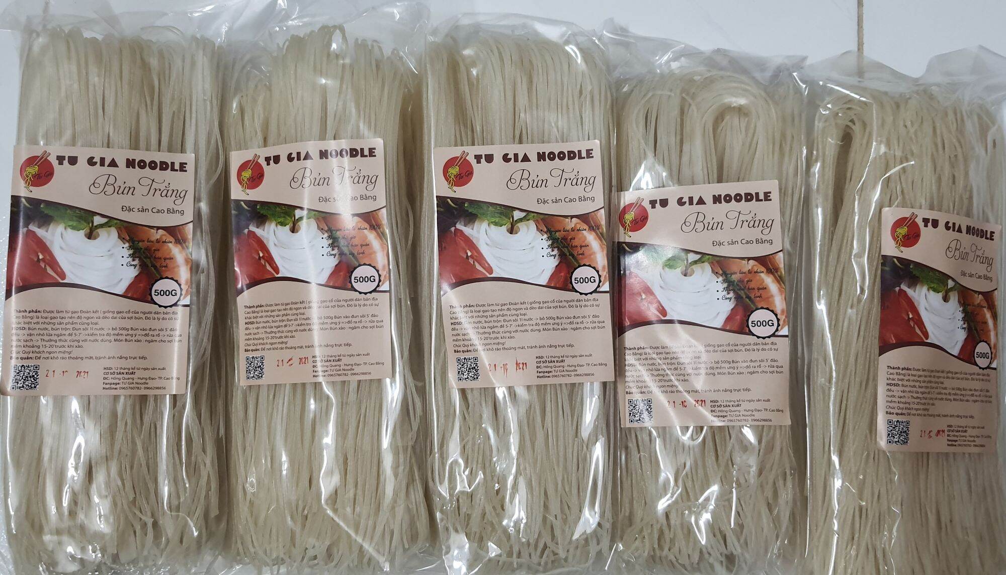 bún trắng 75k 1ky