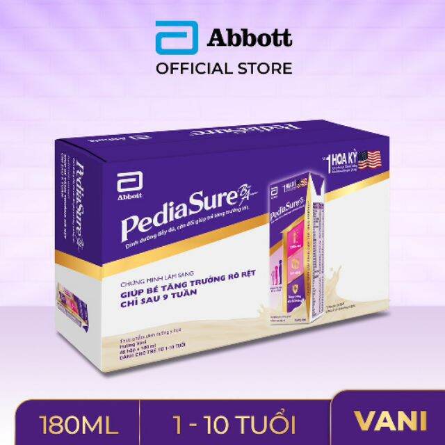 THÙNG 48 HỘP PEDIASURE 180ML
