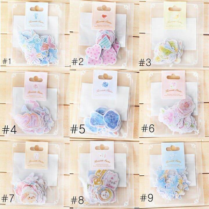 Set 70 sticker cute trang trí bullet journal dễ thương - Aimée Store