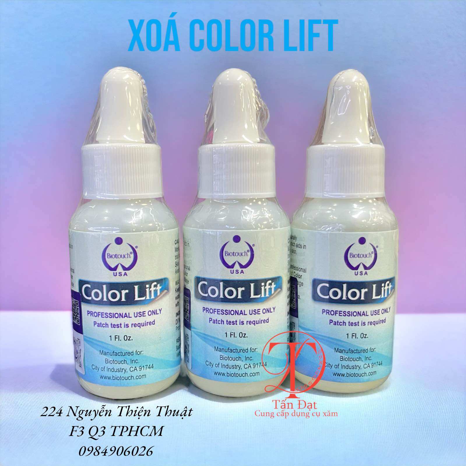 Dung dich xoá color lift