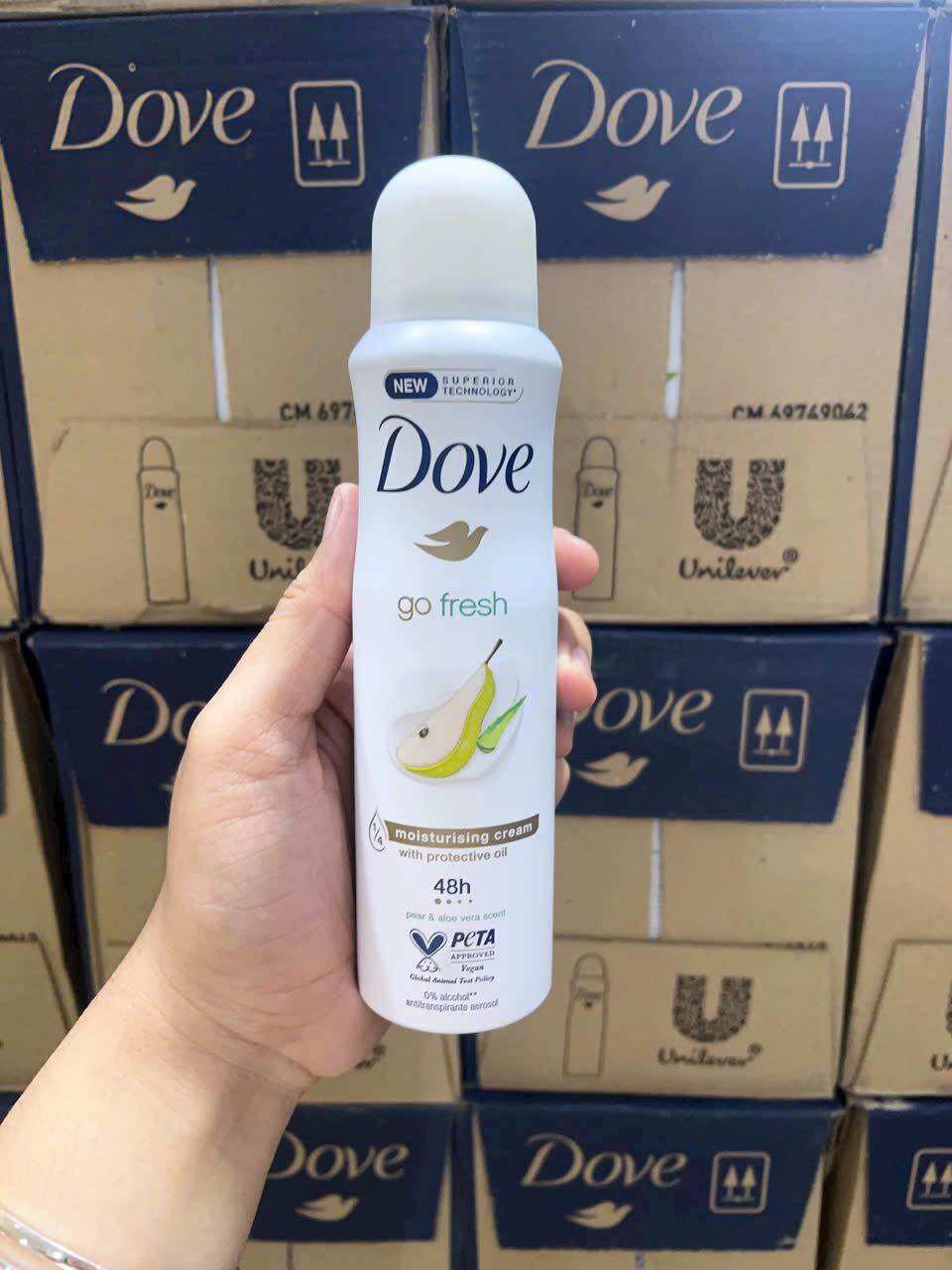Xịt khử mùi dove 150ml