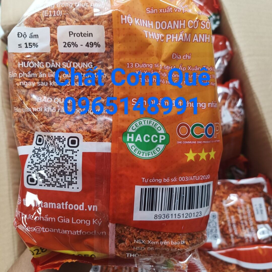 500g Ruốc hoặc tép sấy anh Tú 53k