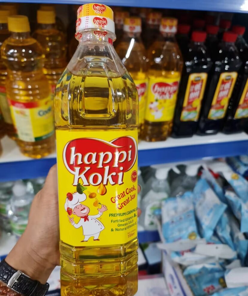 Dầu ăn happi koki chai 1 lít