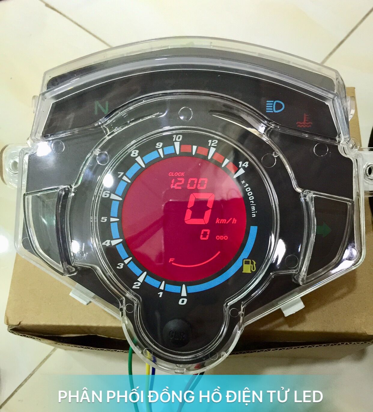 Đồng hồ xe máy điện tử Ex 135cc