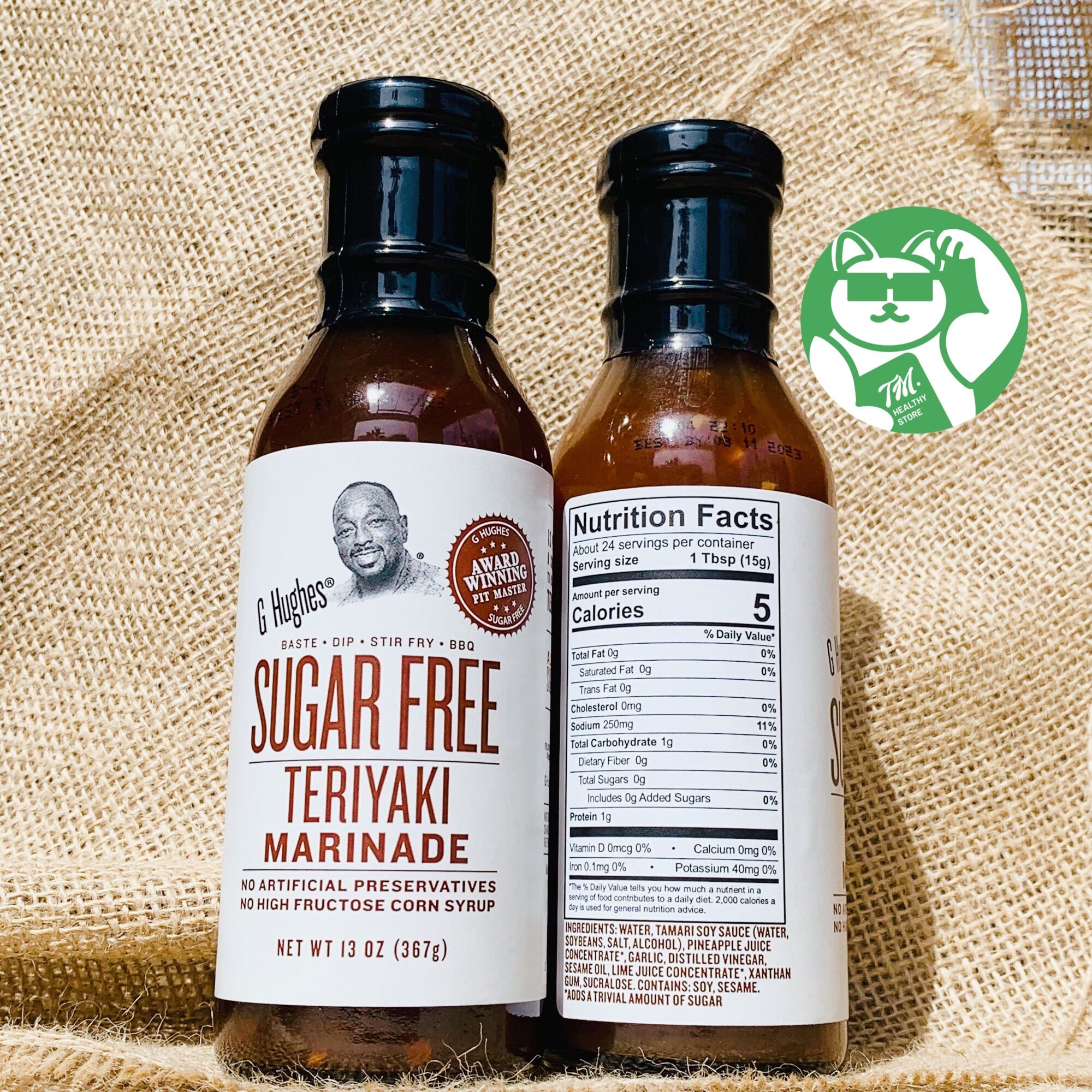 Sốt Ướp/chấm thịt & hải sản không đường vị Teriyaki G Hughes