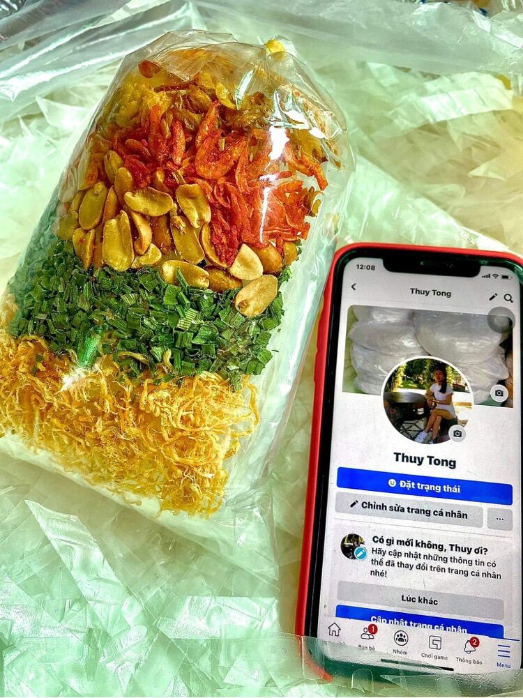 Bánh tráng tự trộn  thập cẩm