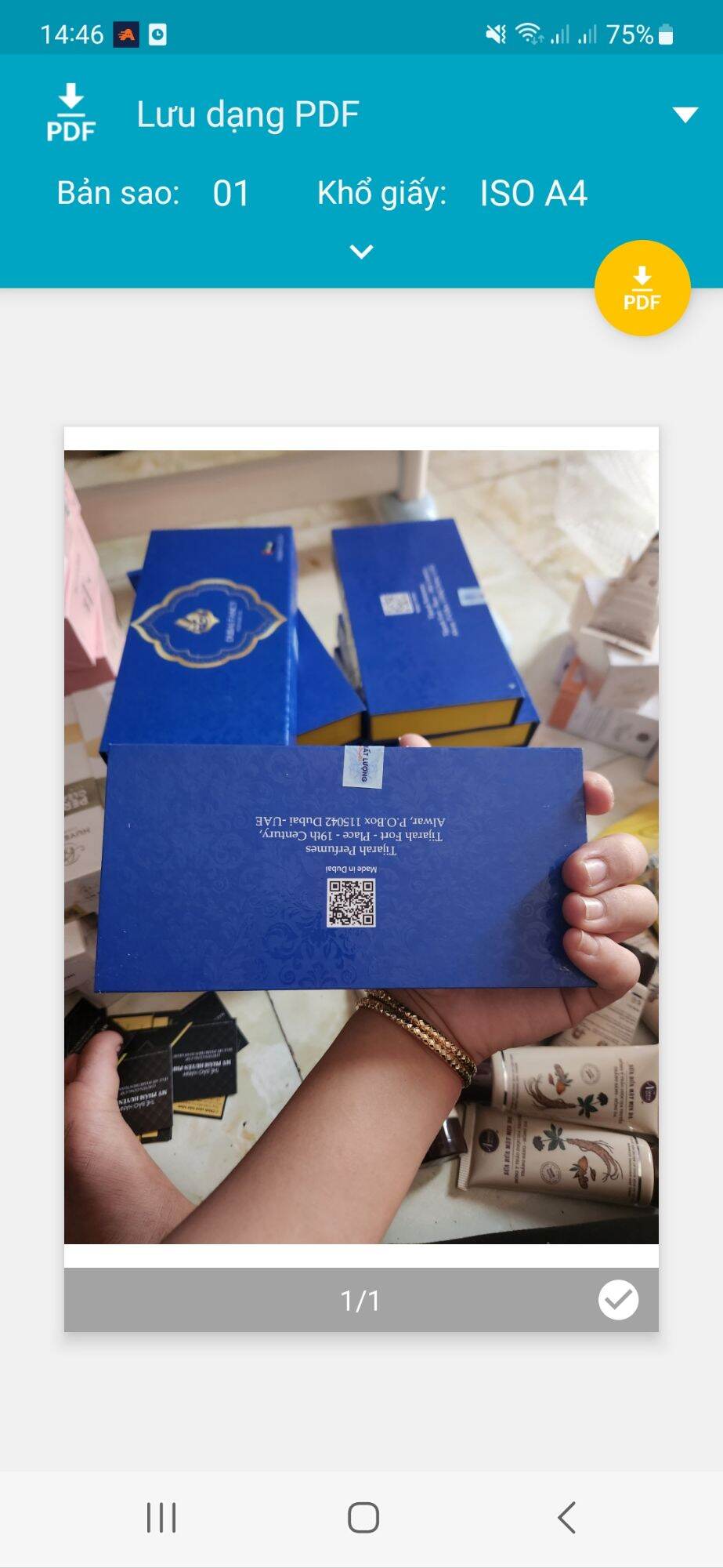 Sét Nước hoa Dubai 5 chai Siêu Thơm