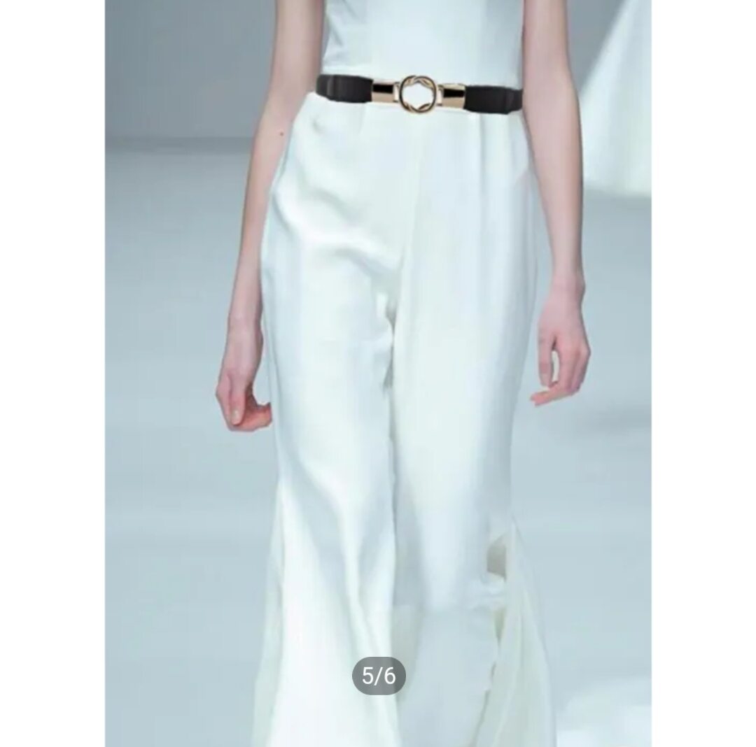[HCM]Thắt lưng Dây nịt nữ đẹp lozenge belts 2cm màu đen