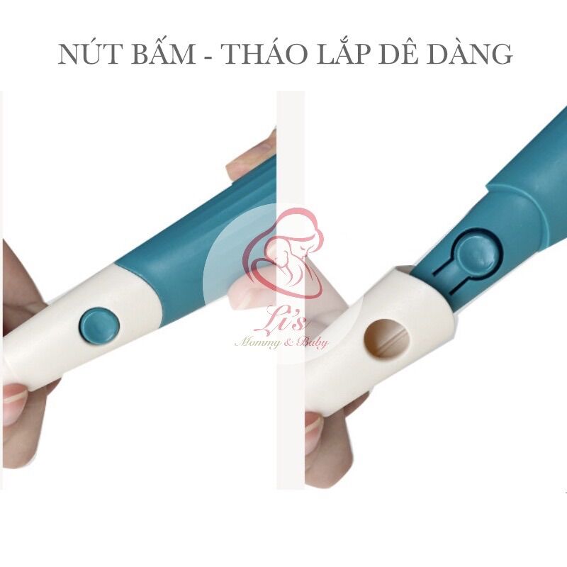 Bộ 4 cọ silicon rửa bình sữa  cao cấp, rữa bình sữ 4 chi tiết