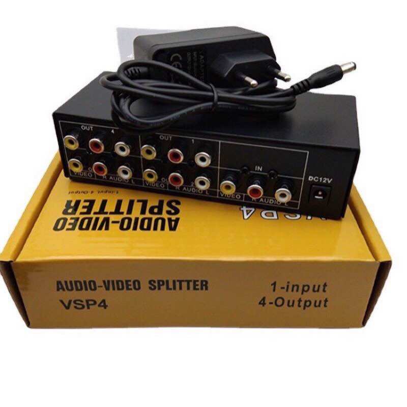 Bộ chia tín hiệu av 1 vào 4 đường ra