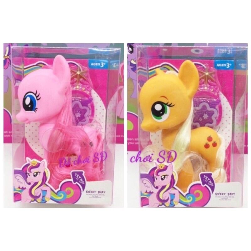 Đồ chơi ngựa pony màu Hồng