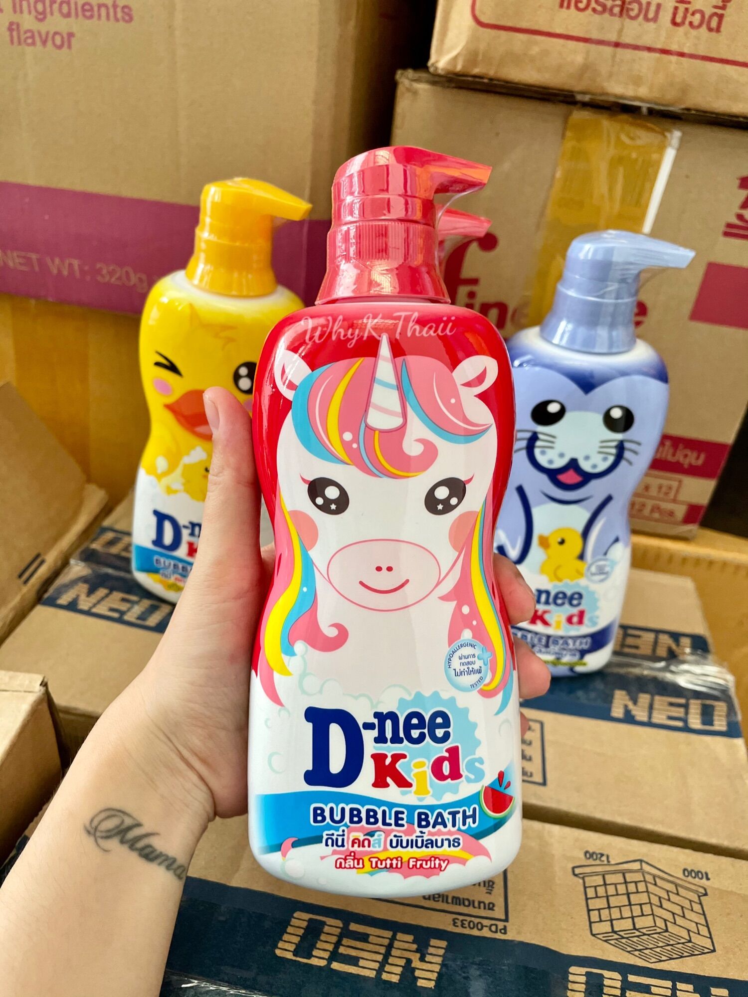 Sữa tắm gội cho bé Dnee kids Thái Lan chai 400ml
