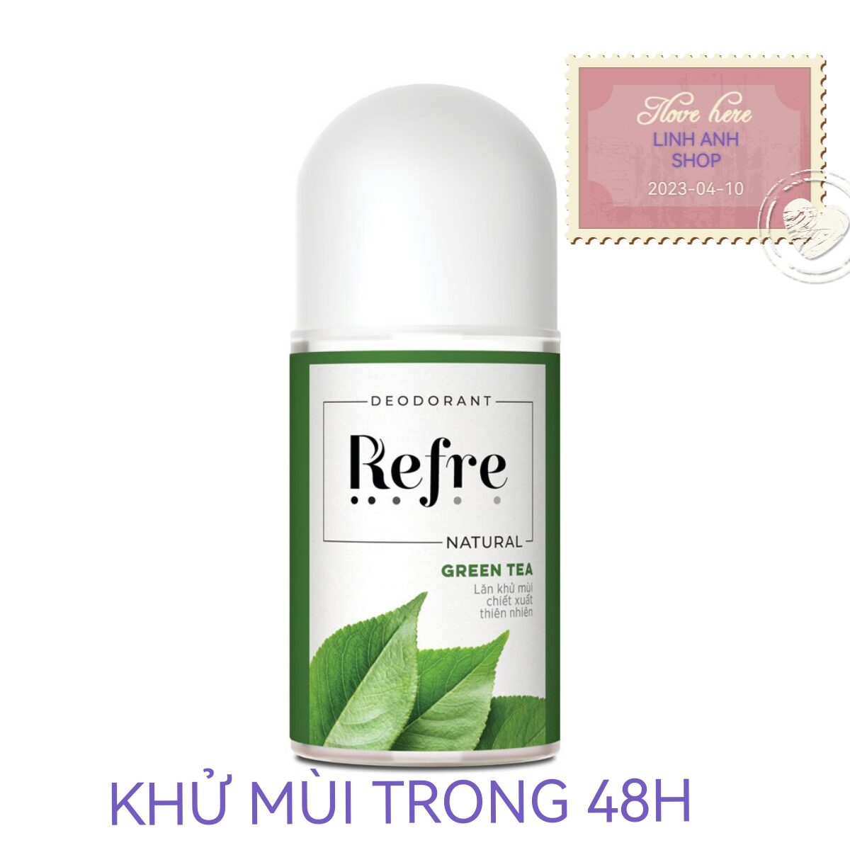 Lăn Khử mùi Refre Natural 40ml