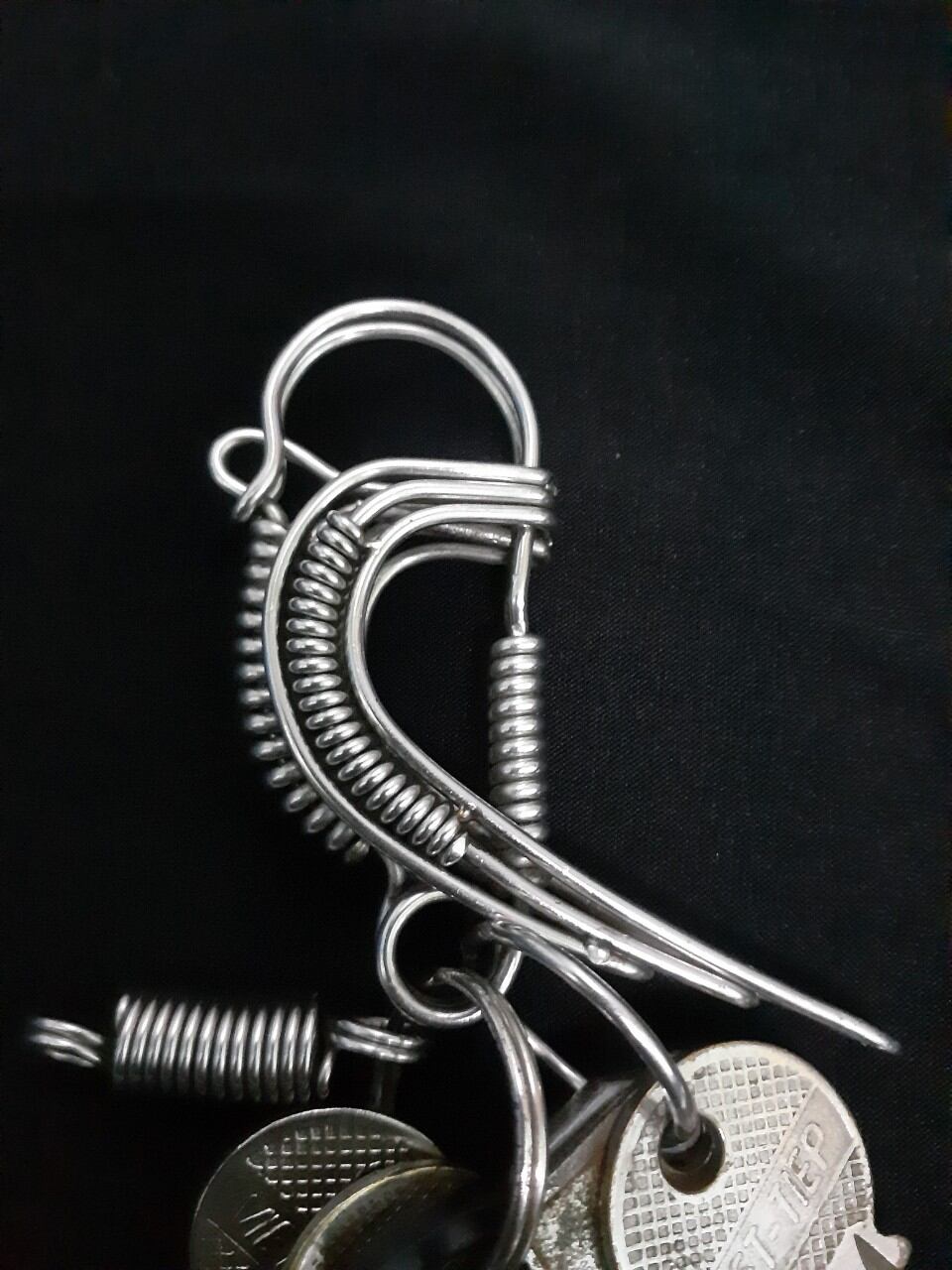 Móc khoá inox thủ công