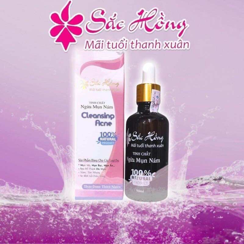 Tinh chất loại bỏ mụn nám tàn nhang sắc hồng