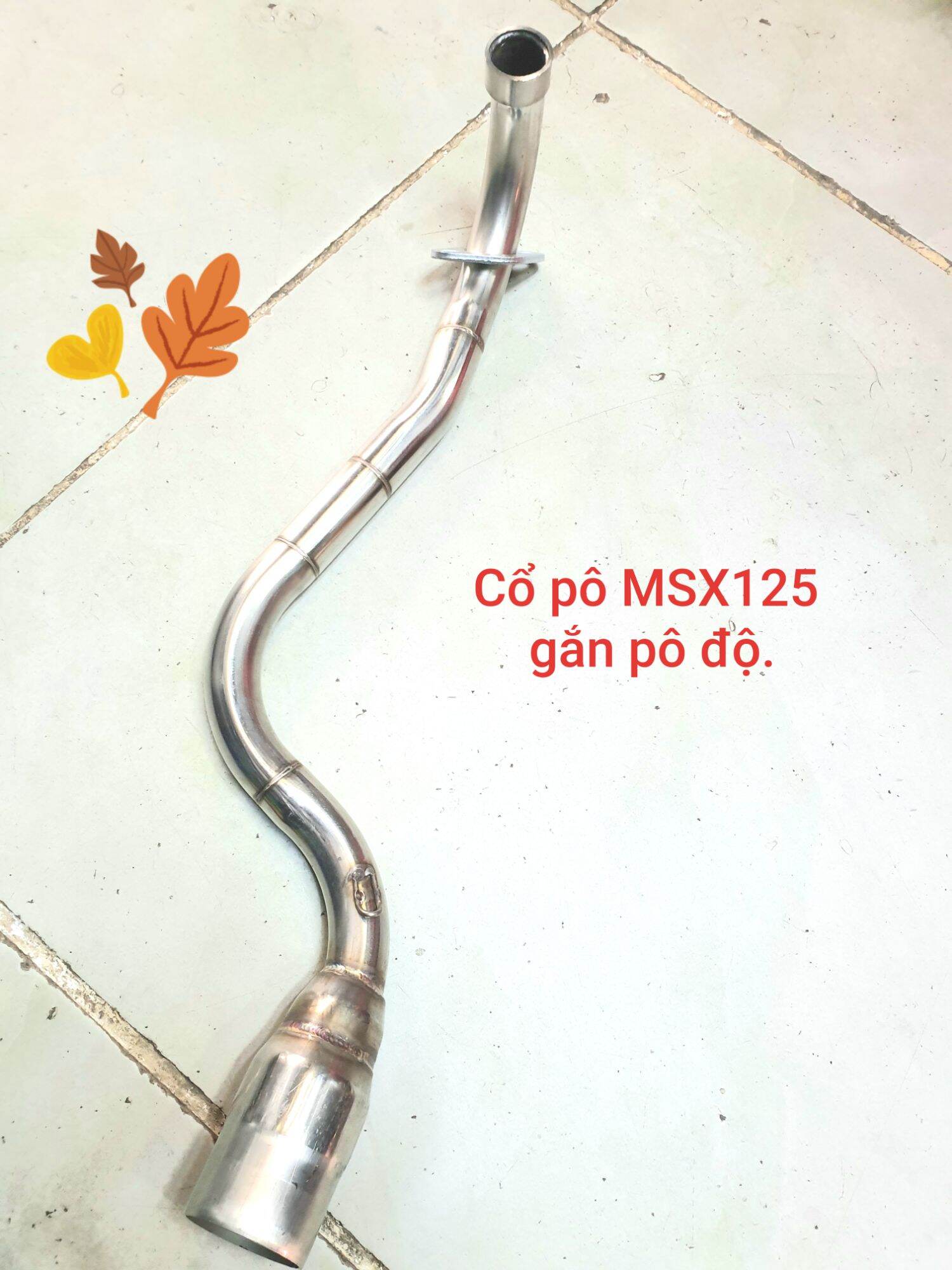 Cổ pô msx125 gắn pô độ