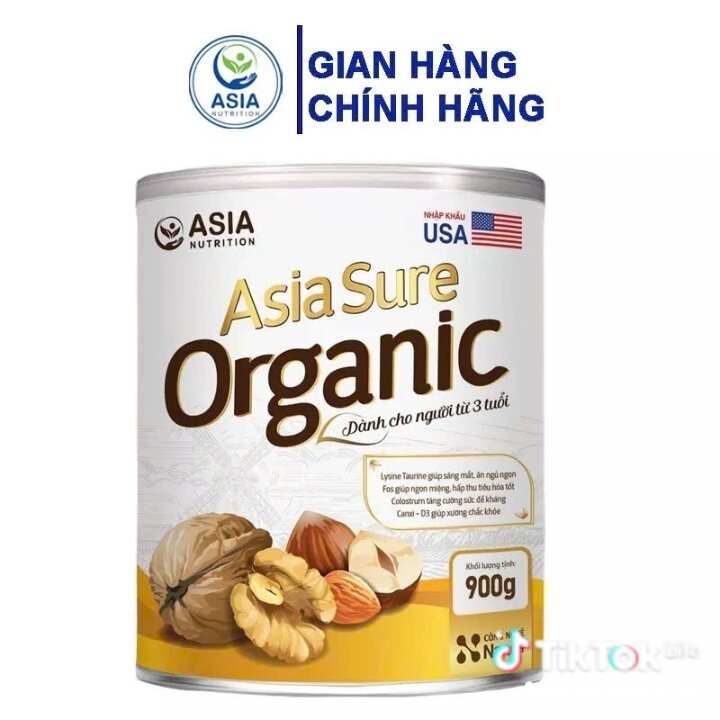Sữa hạt Asia Organic 900g, hạn sử dụng 2027