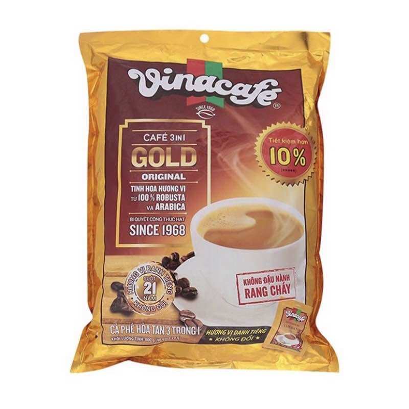 Cà phê sữa VinaCafe Gold Original 480g ( 24 gói x 20g )