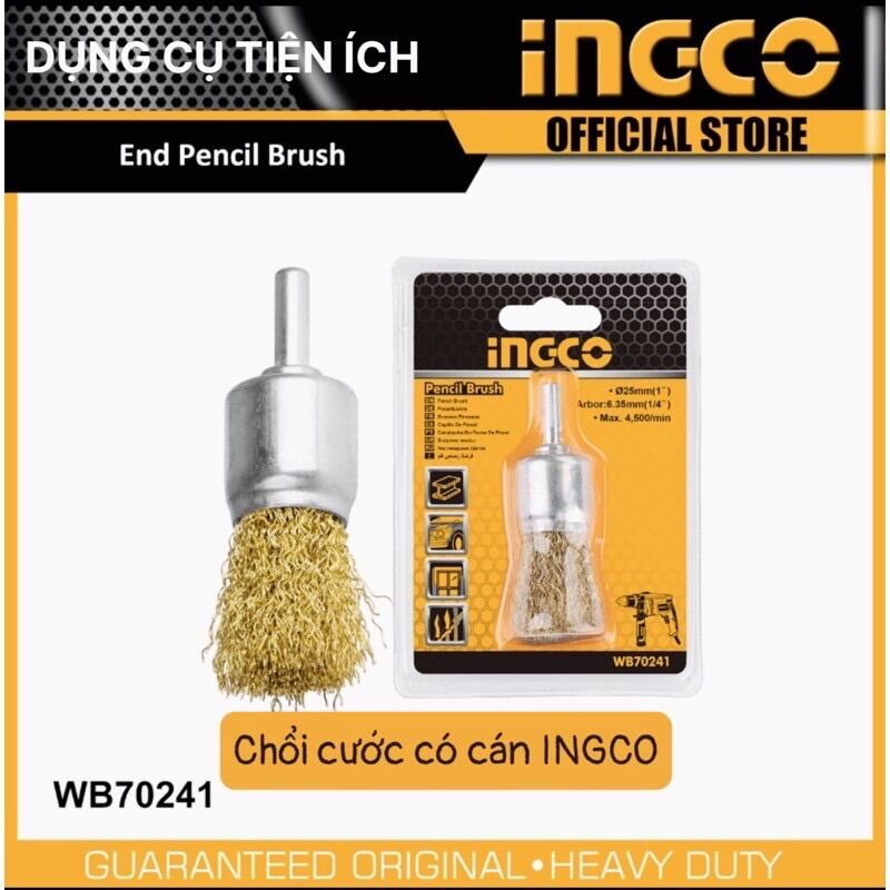 Chổi cước gắn máy khoan INGCO