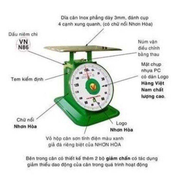 CÂN ĐỒNG HỒ 100KG NHƠN HOÀ