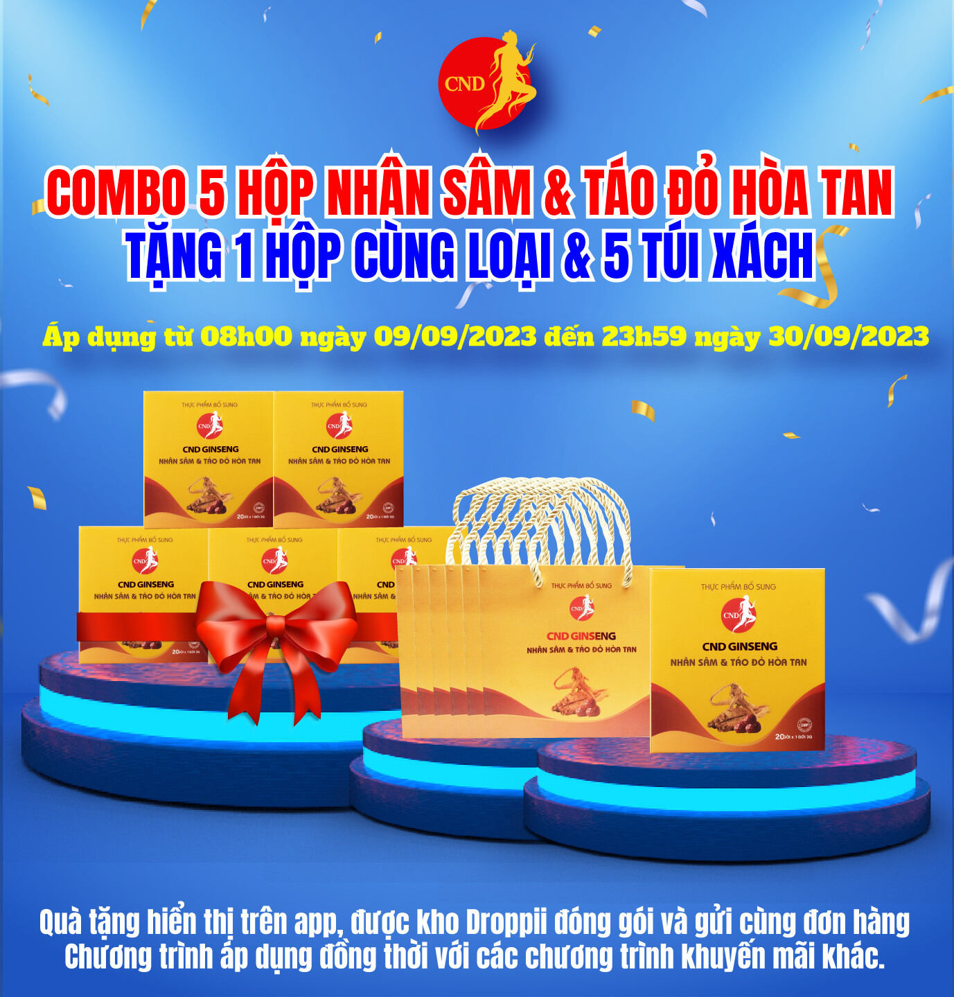 Nhân sâm táo đỏ hòa tan ginseng cnd