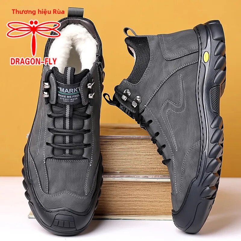 Warm Slip-resistant Soft-soled Fur-lined Boots Giá 938,000 Đồng*Miễn phí vận chuyển