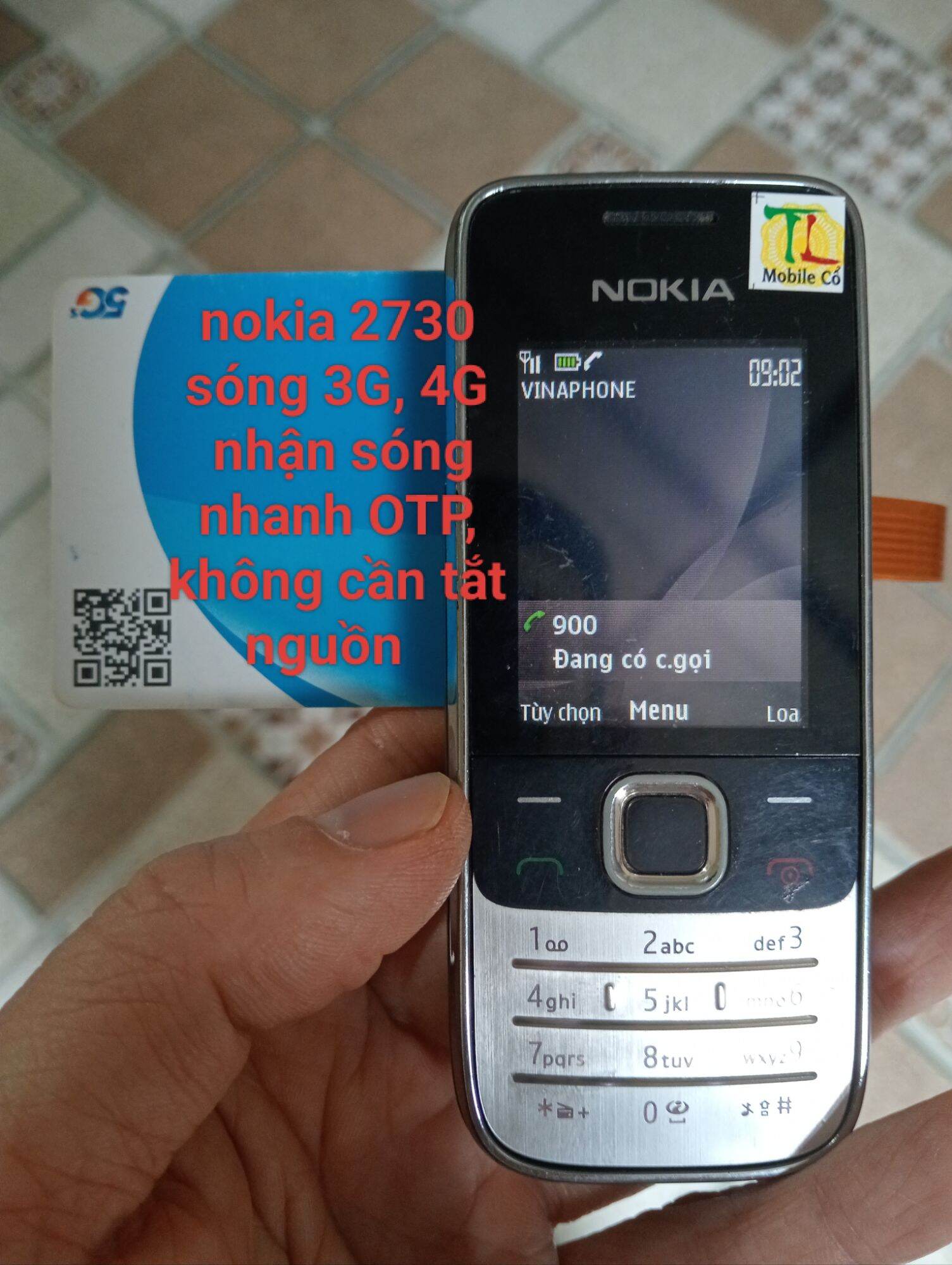 điện thoại N 2730 cũ zin , máy kích sim mạng 3g, 4g.nhận sóng nhanh không cần tắt nguồn