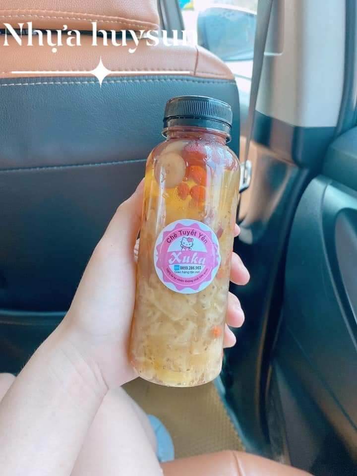 10 chai nhựa tròn miệng rộng 330ml