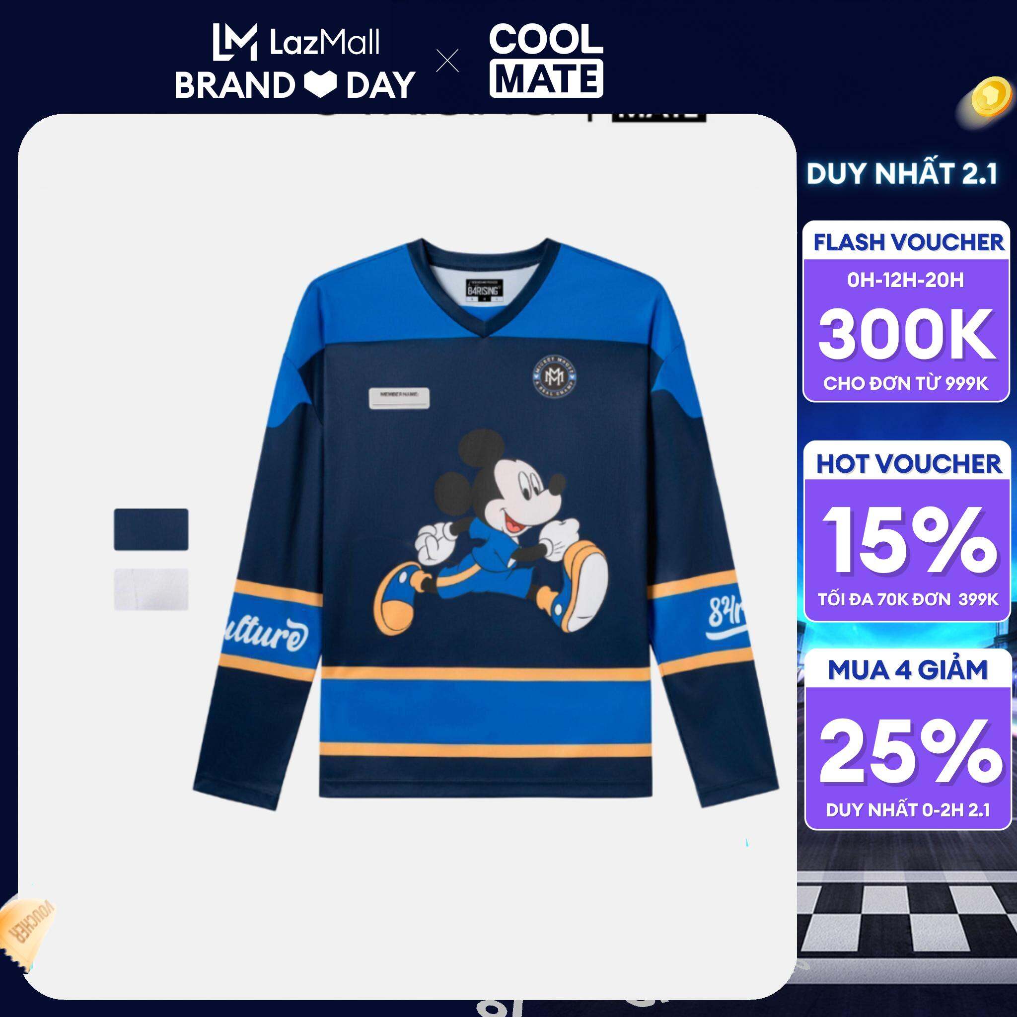 CHỈ 02H 2.1 MUA 4 GIẢM 25Áo dài tay 84RISING Mickey Hockey Thương hiệu Coolmate