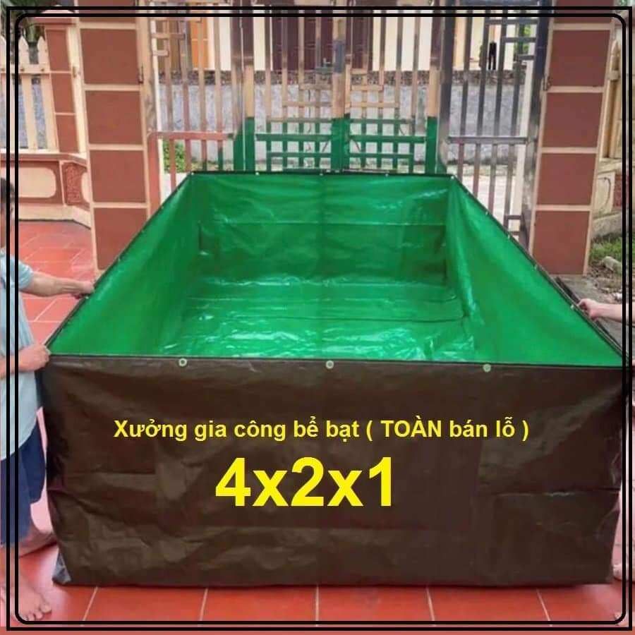Bể bạt nuôi ốc ếch , cá lươn - loại xanh bộ đội