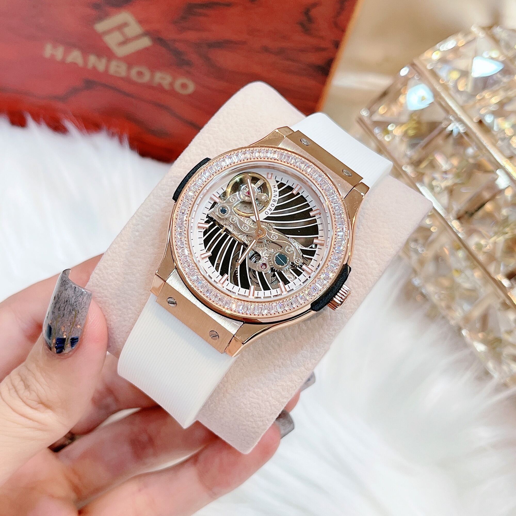 Đồng Hồ Nữ Hanboro