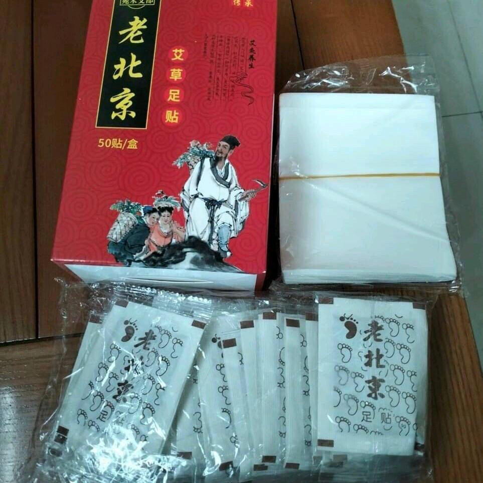 Miếng dán gan bàn chân thải độc cơ thể 50 miếng