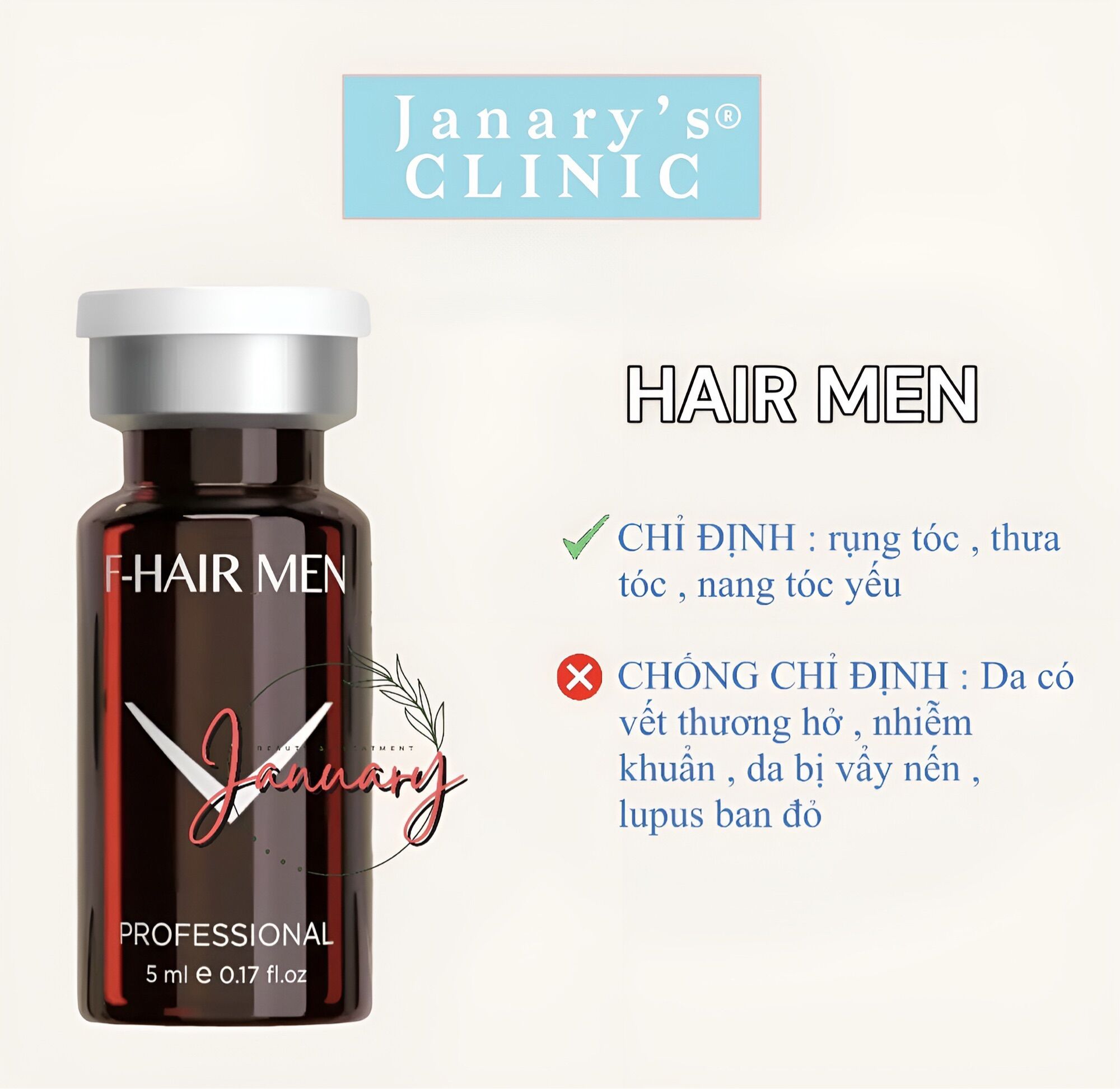 Fusion meso f-hair men tinh chất mọc tóc giảm rụng tóc