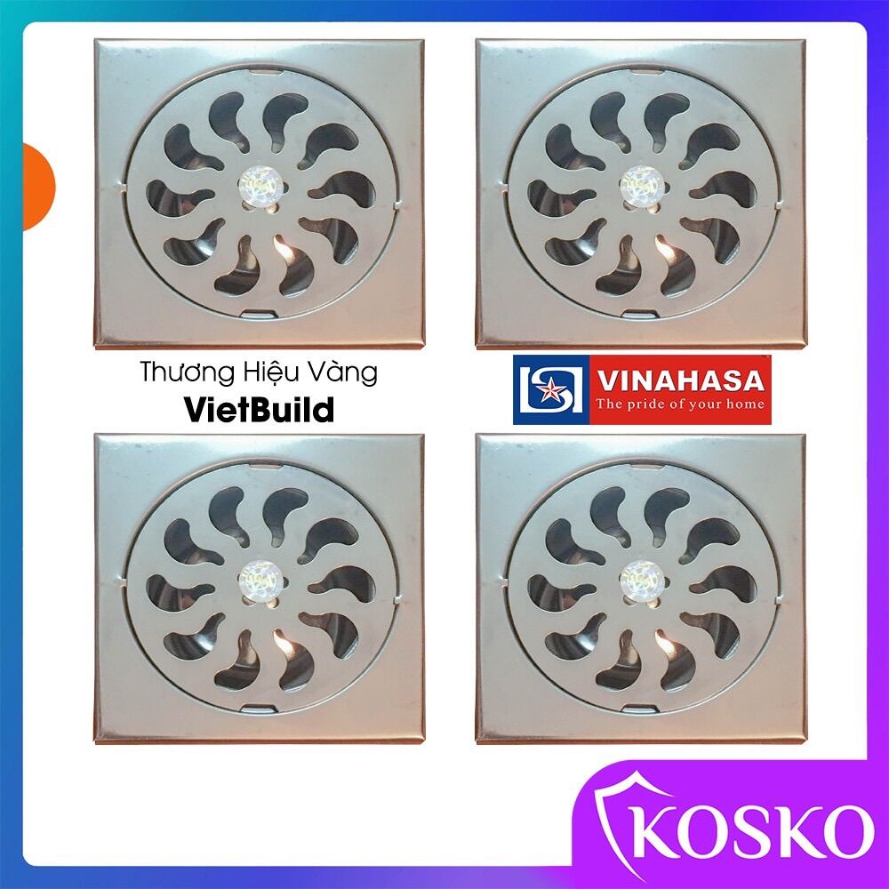 Ga thoát sàn vinahasa-inox- đủ kích cỡ