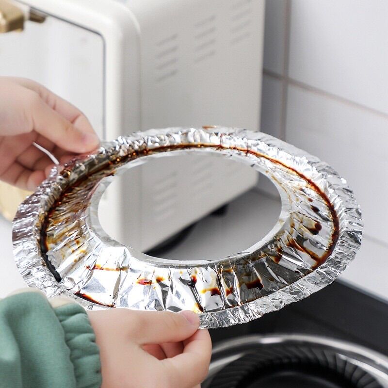 Set 10 Miếng Bạc Lót Bếp Ga Chống Dầu Mỡ Nhà Bếp